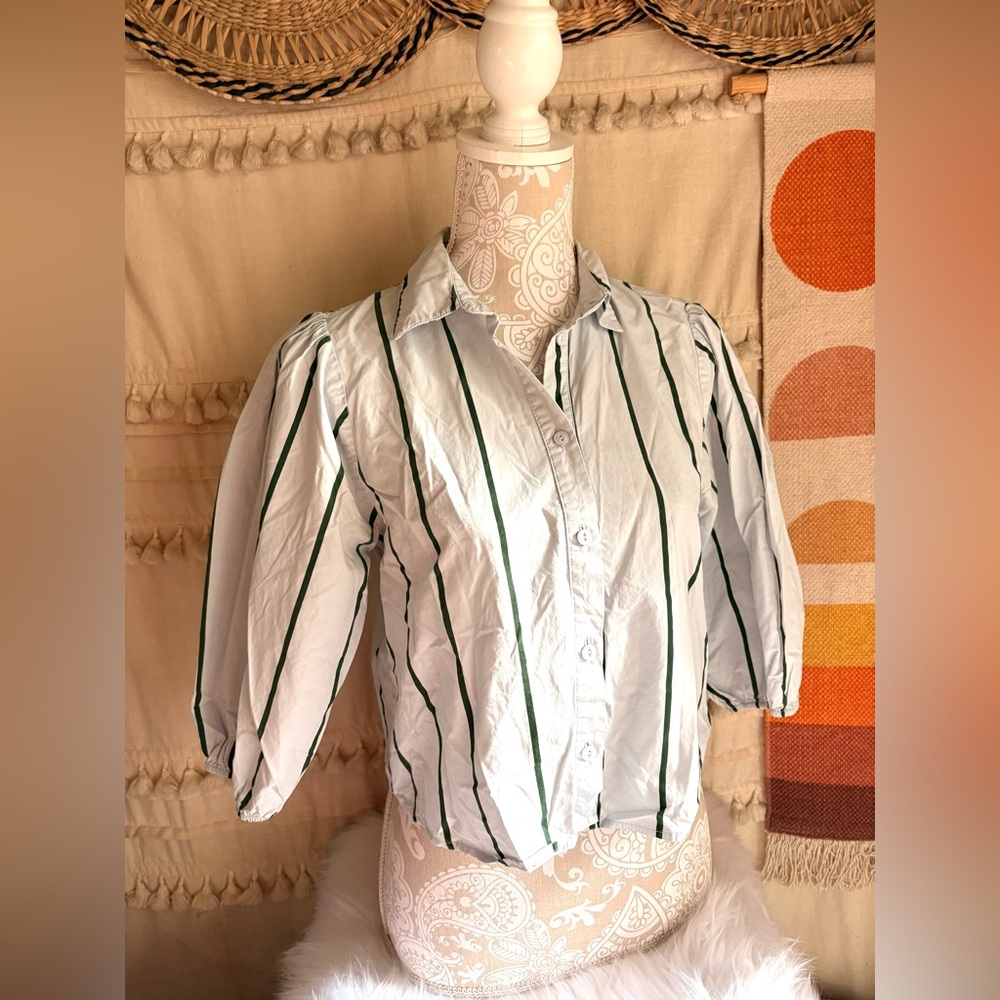 Striped Button Down Shirt